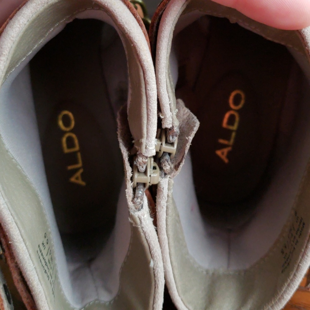 ×SOLD×ALDO CHAIN BOOTS 8/38.5EURO - Picture 8 of 16